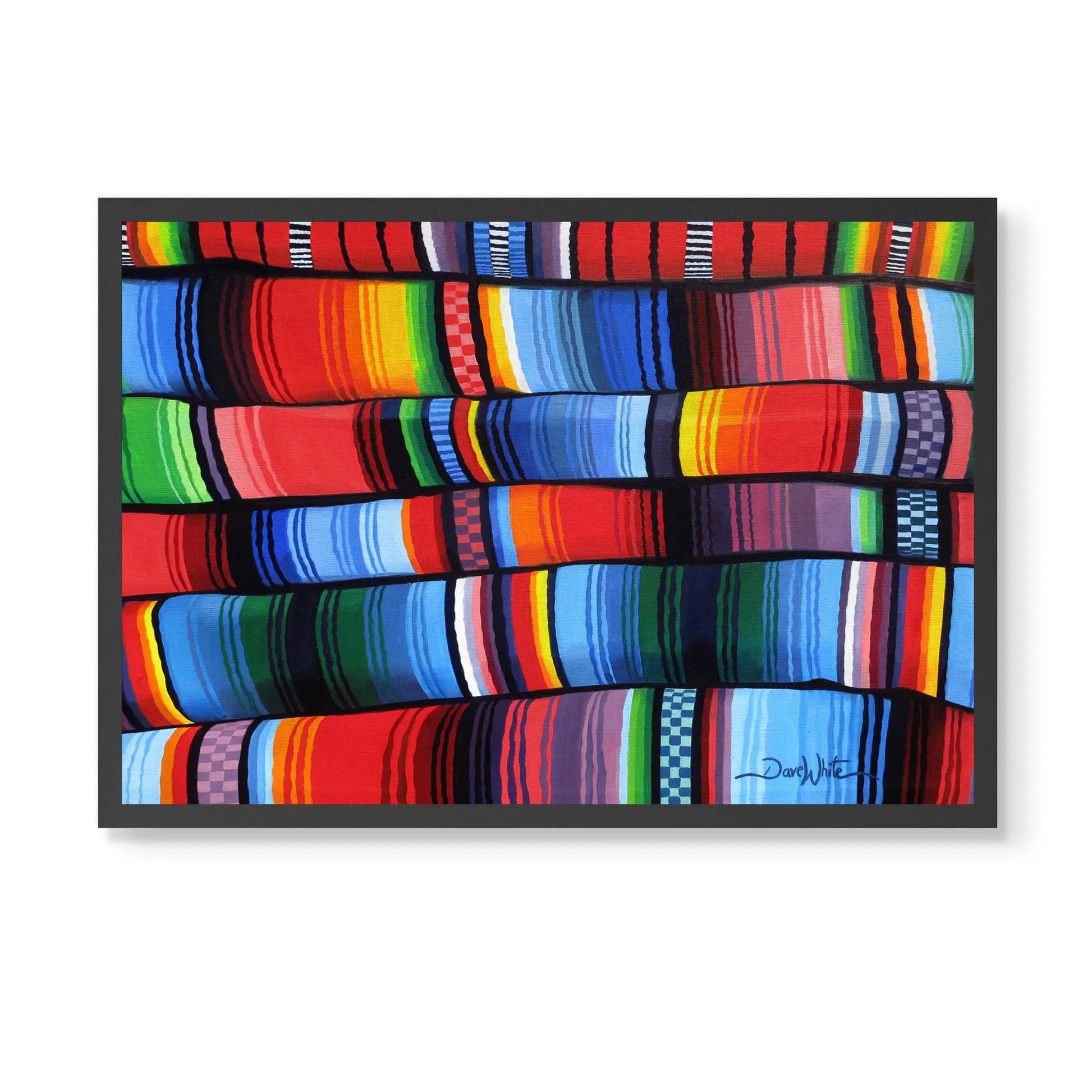 Latin American Colorful 13x19 Wall Art Indigenous Artwork - New Life Calligraphy