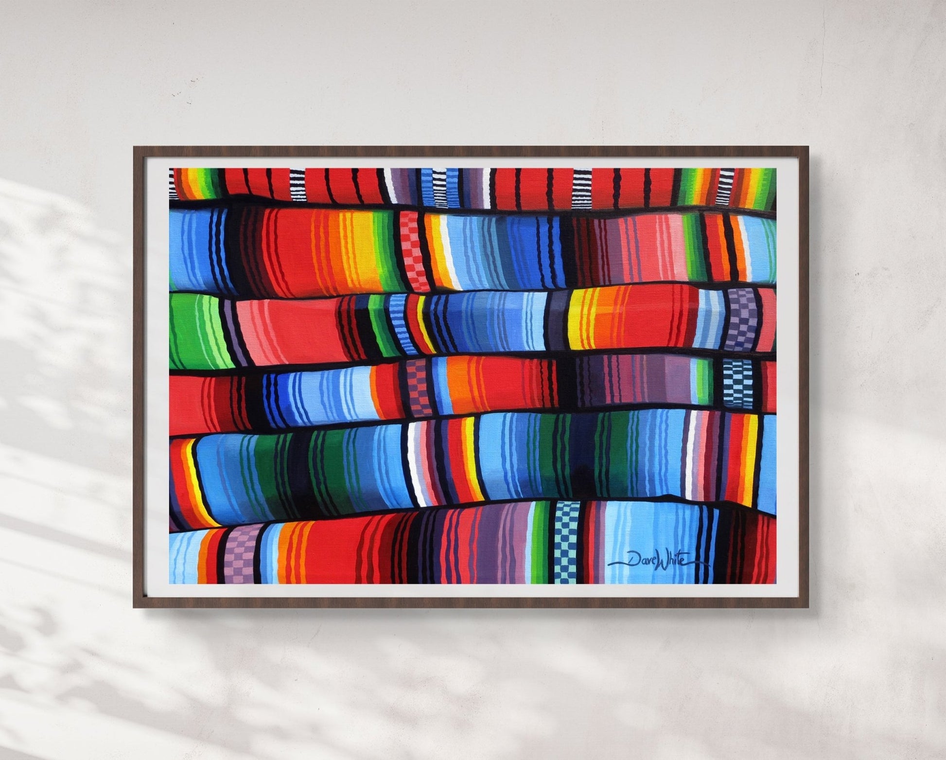 Latin American Colorful 13x19 Wall Art Indigenous Artwork - New Life Calligraphy