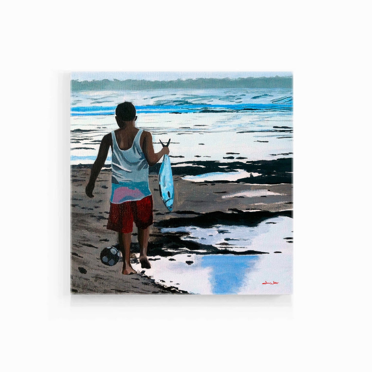 Puerto Viejo Costa Rica Painting Art Print - Dave White Artist